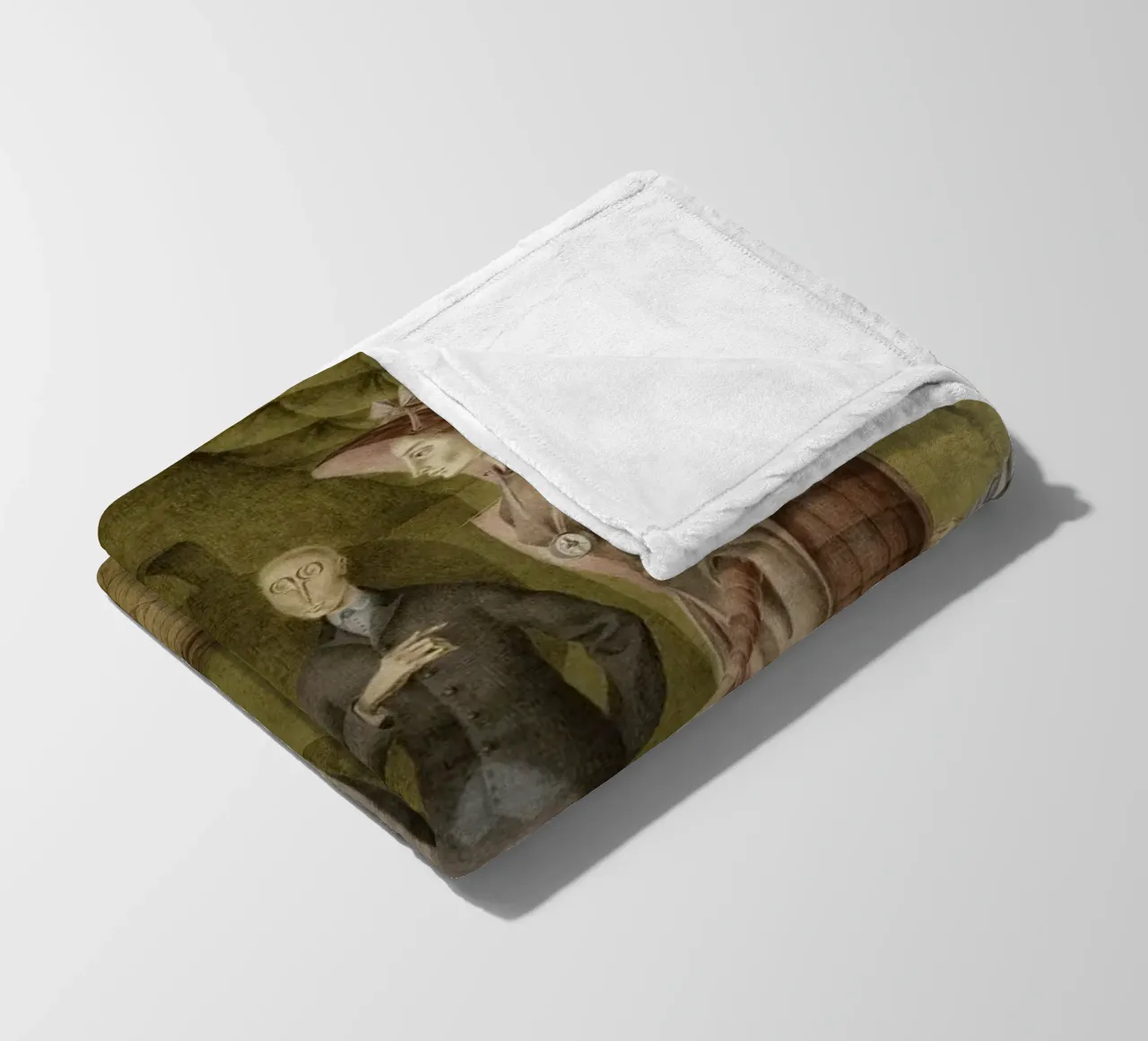 Remedios Varo Ladies' Suit fleece blanket by Kunze Gallery