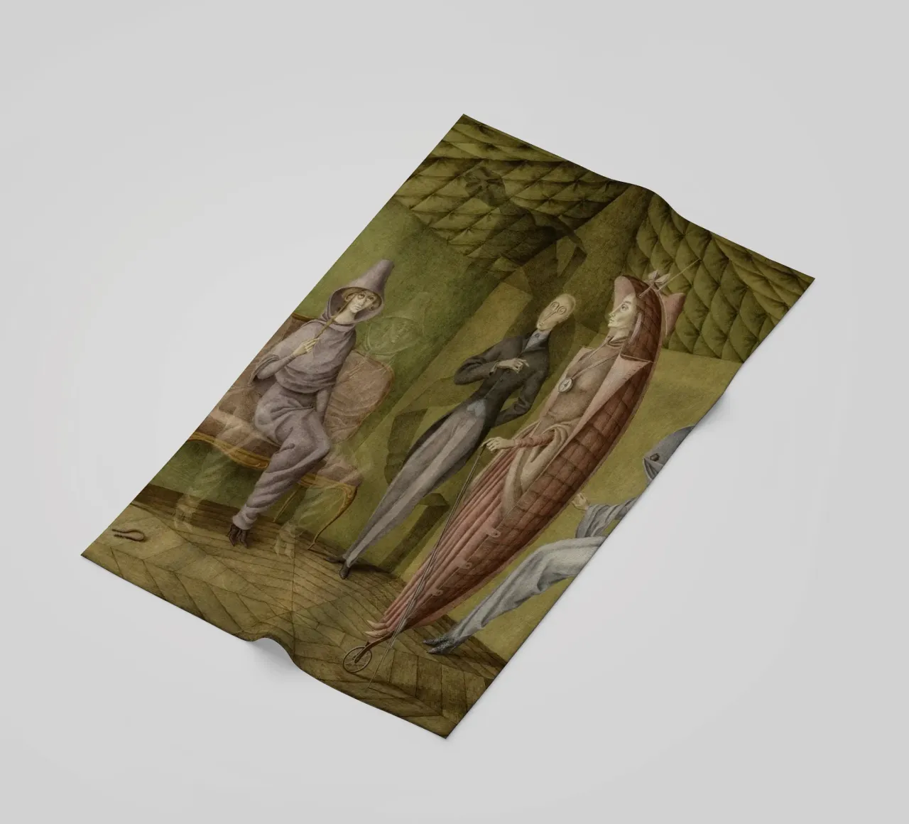 Abito da donna Remedios Varo telo mare da Kunze Gallery