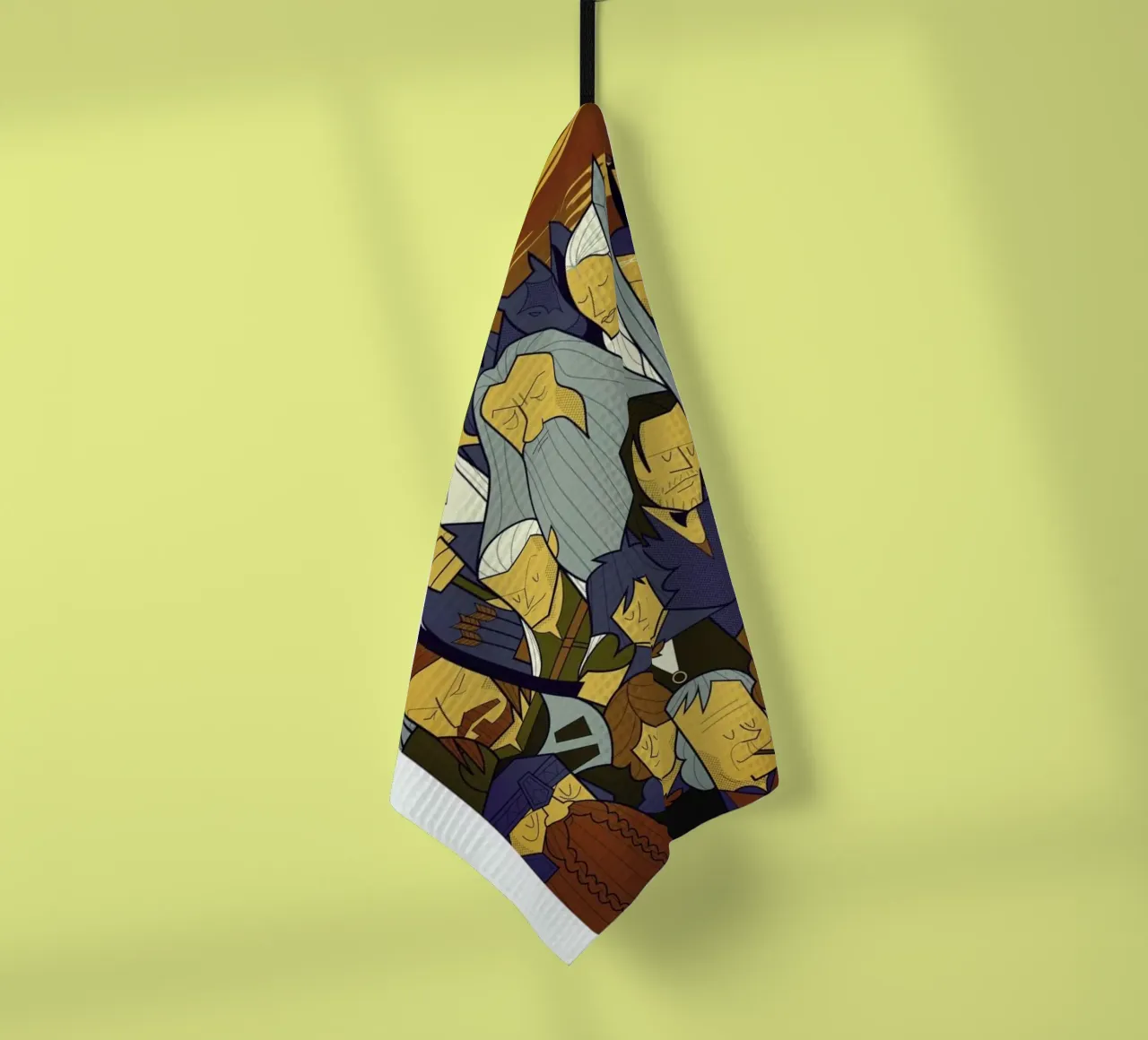 LORD OF THE RINGS 1 canovaccio da cucina da Ale Giorgini