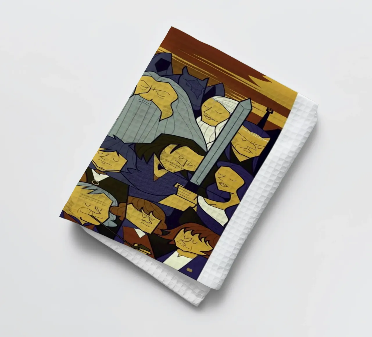 LORD OF THE RINGS 1 canovaccio da cucina da Ale Giorgini