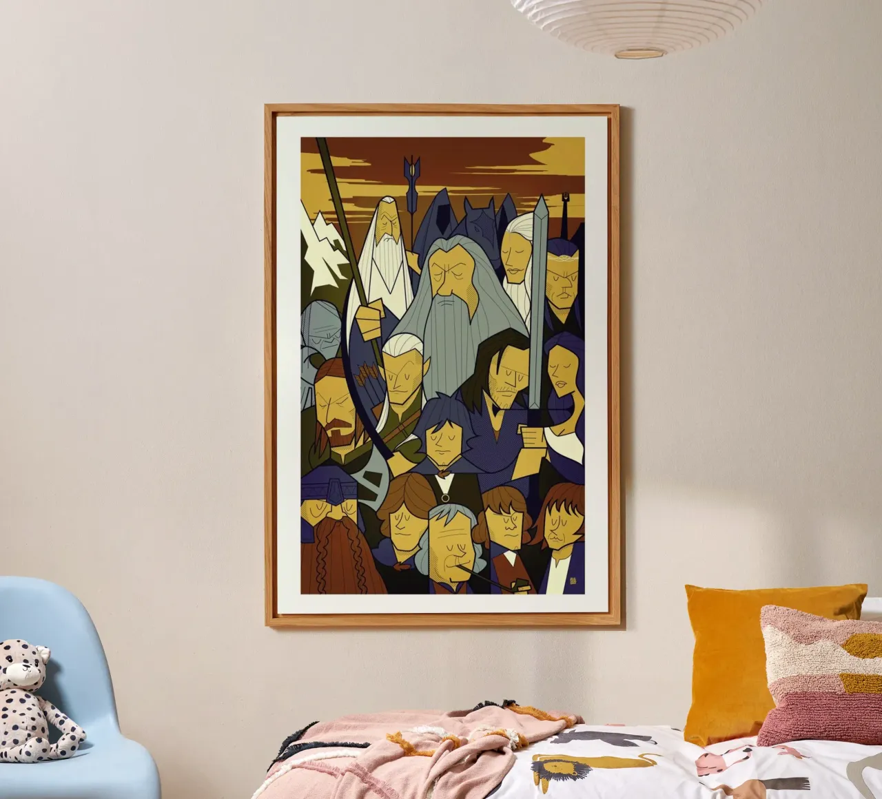 LORD OF THE RINGS 1 alluminio dibond da Ale Giorgini