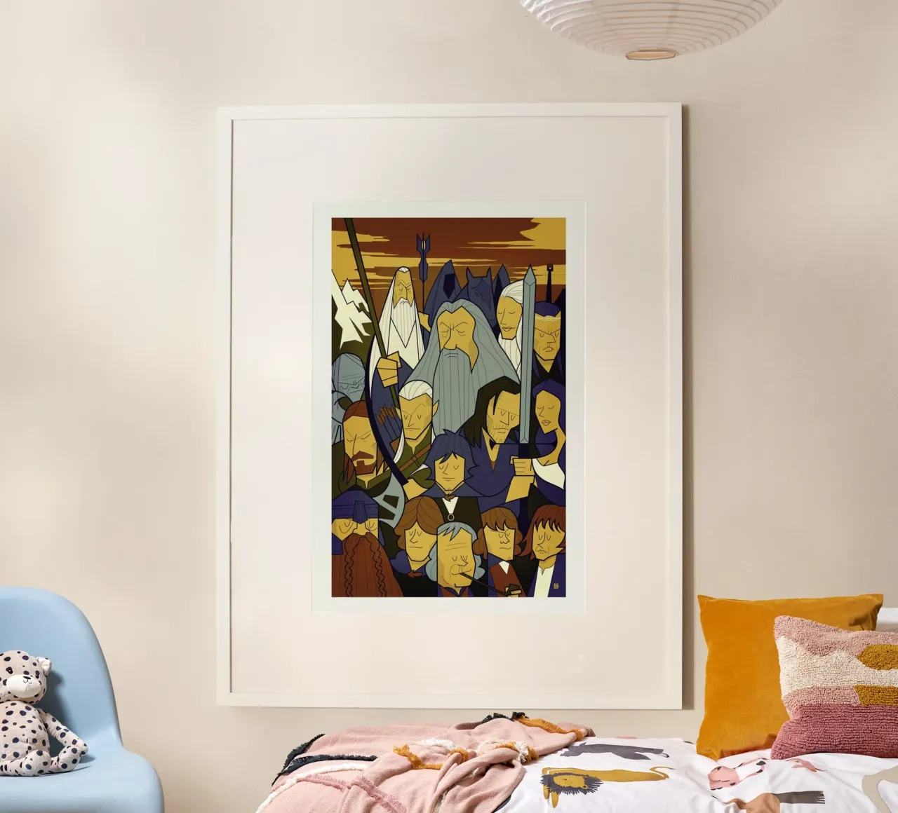 LORD OF THE RINGS 1 poster da Ale Giorgini