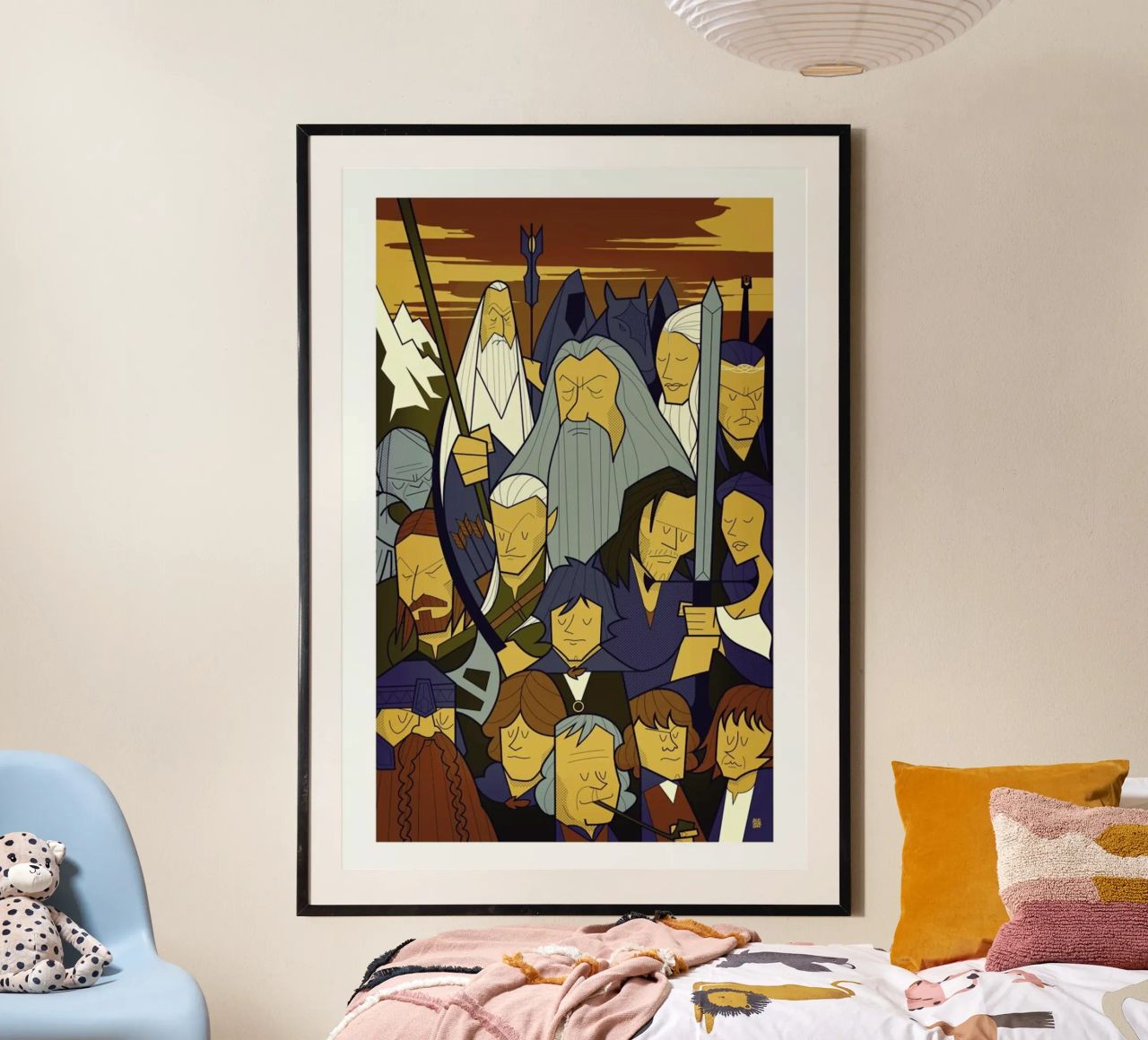 LORD OF THE RINGS 1 poster de Ale Giorgini