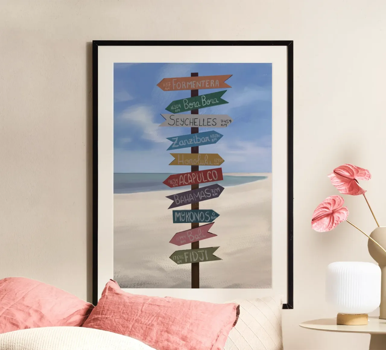 Avonturen in reislust poster van Verse