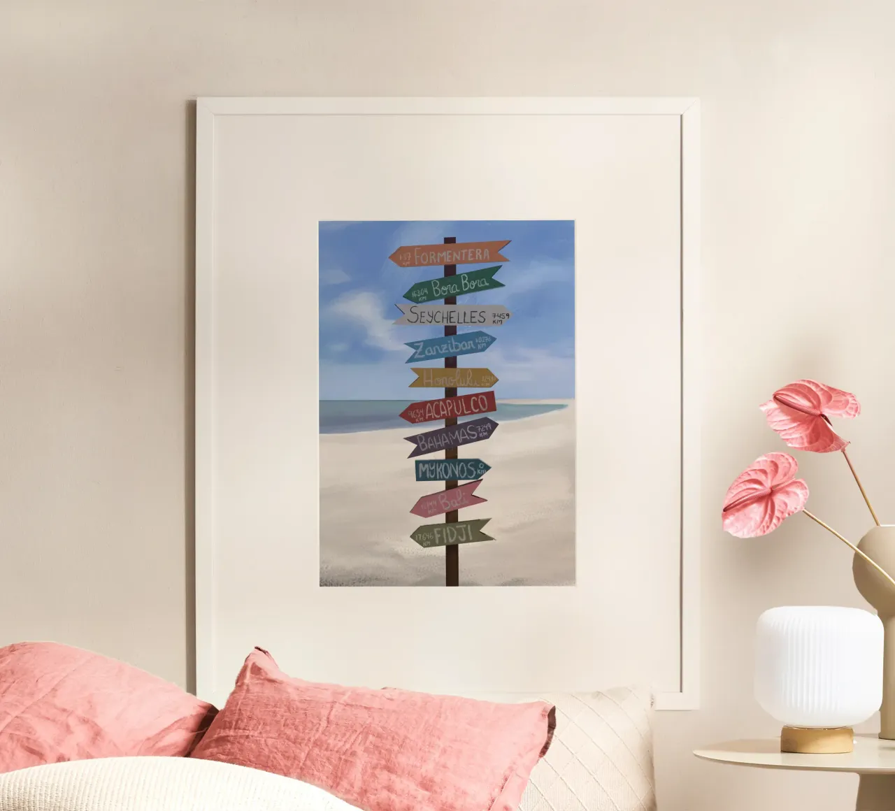 Avonturen in reislust poster van Verse