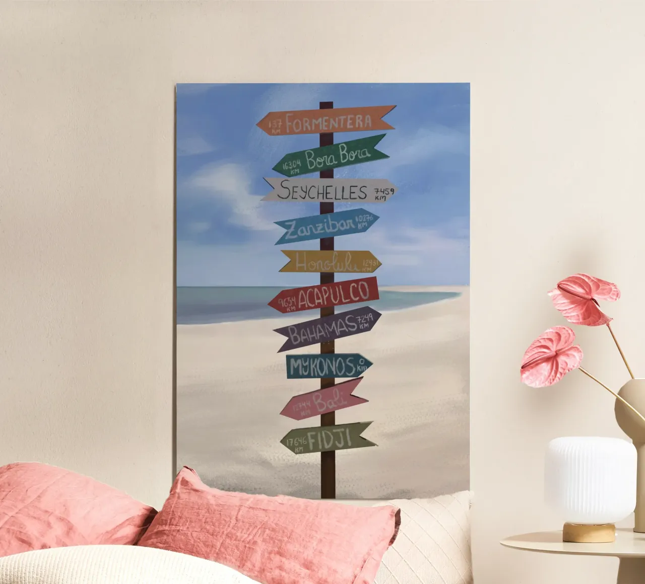 Avonturen in reislust poster van Verse