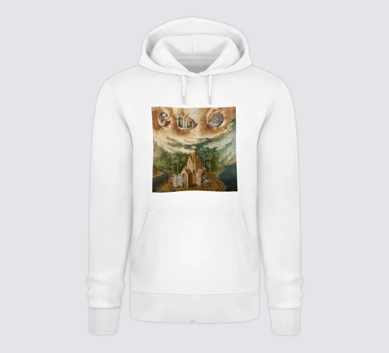 Remedios Varo Microcosmo (o determinismo) felpa con cappuccio da Kunze Gallery