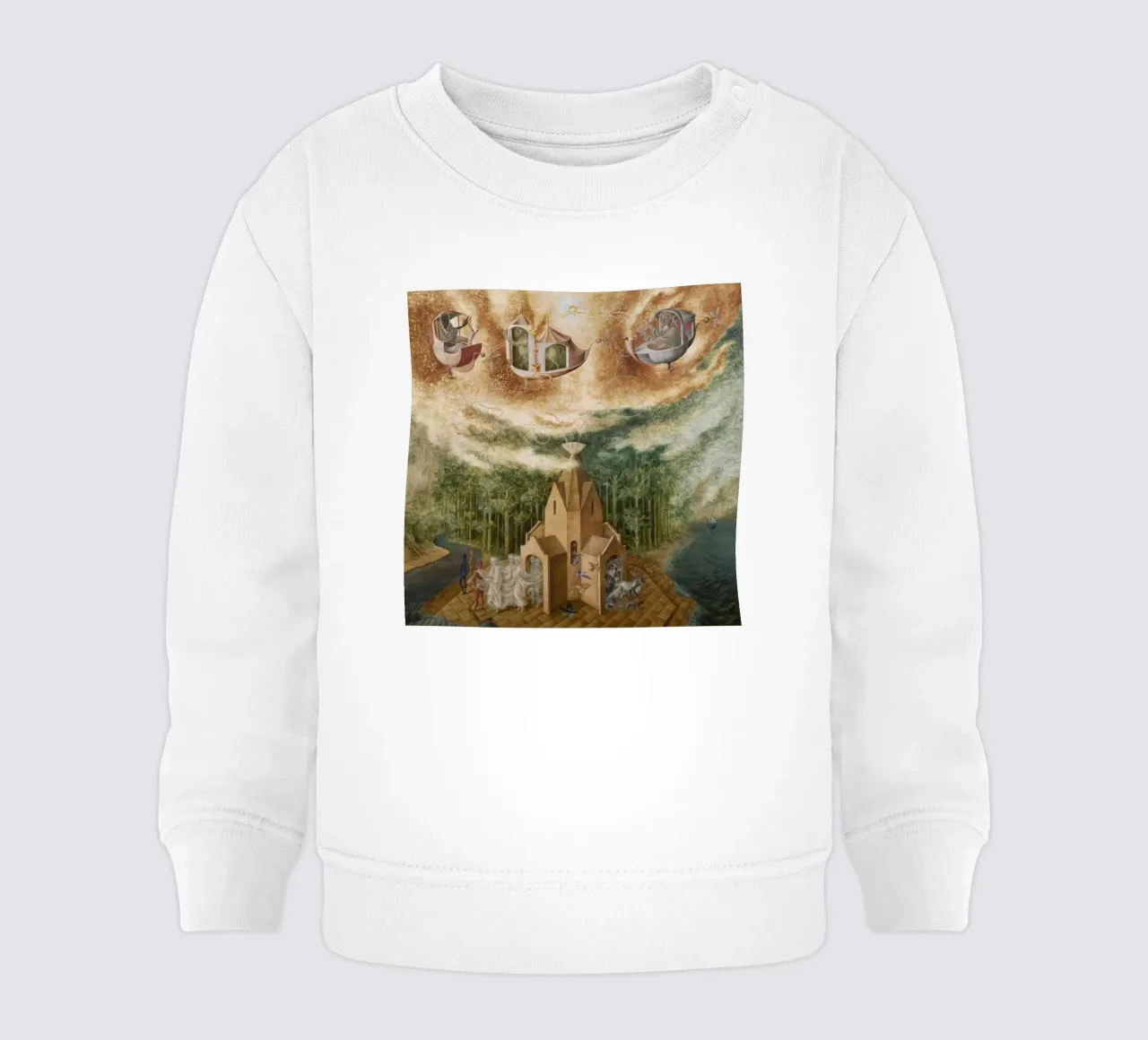 Remedios Varo Microcosmo (o determinismo) felpa neonato da Kunze Gallery