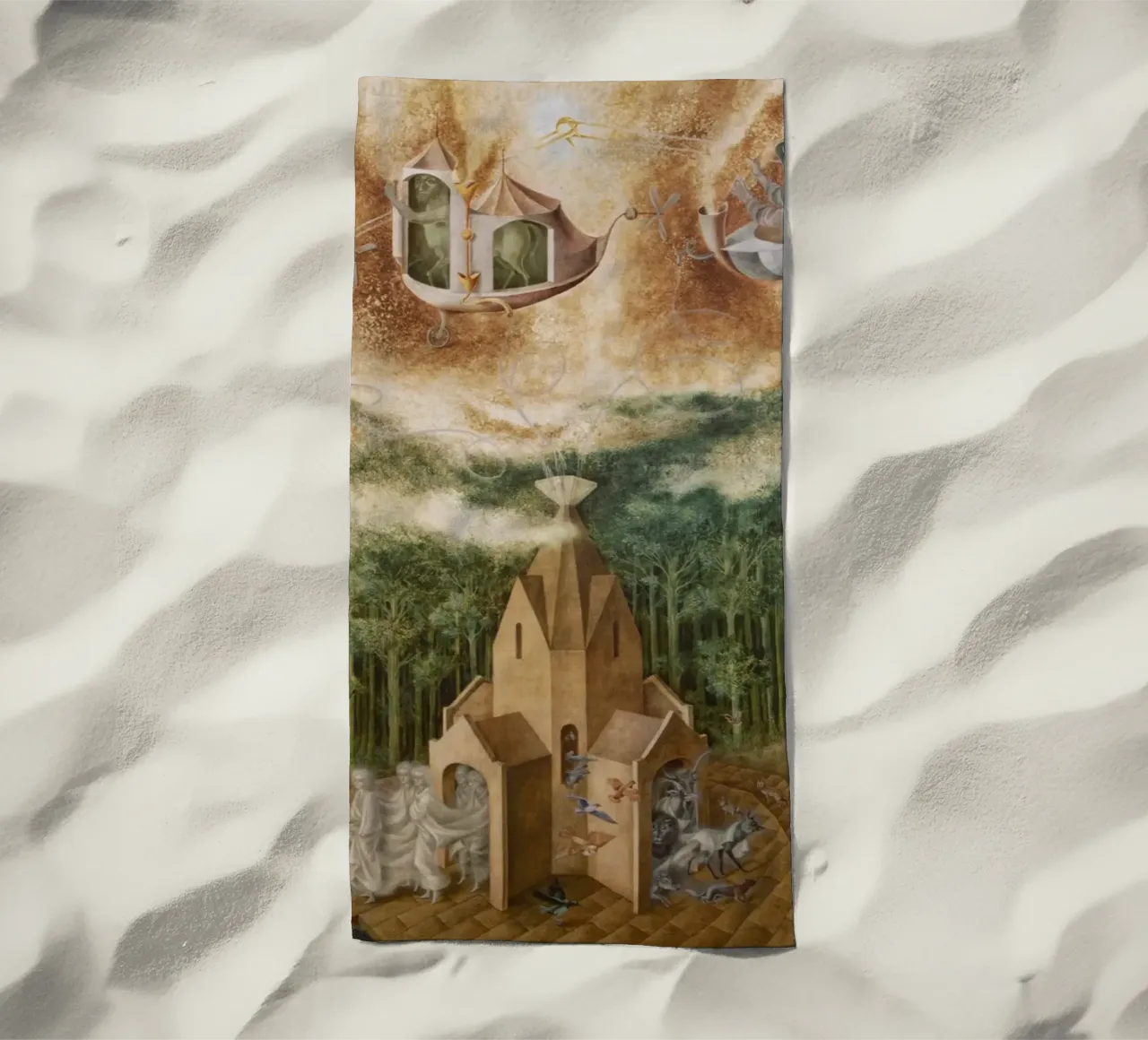 Remedios Varo Microcosmo (o determinismo) telo mare da Kunze Gallery