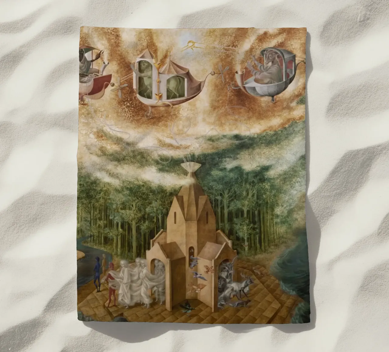 Remedios Varo Microcosmo (o determinismo) telo mare da Kunze Gallery