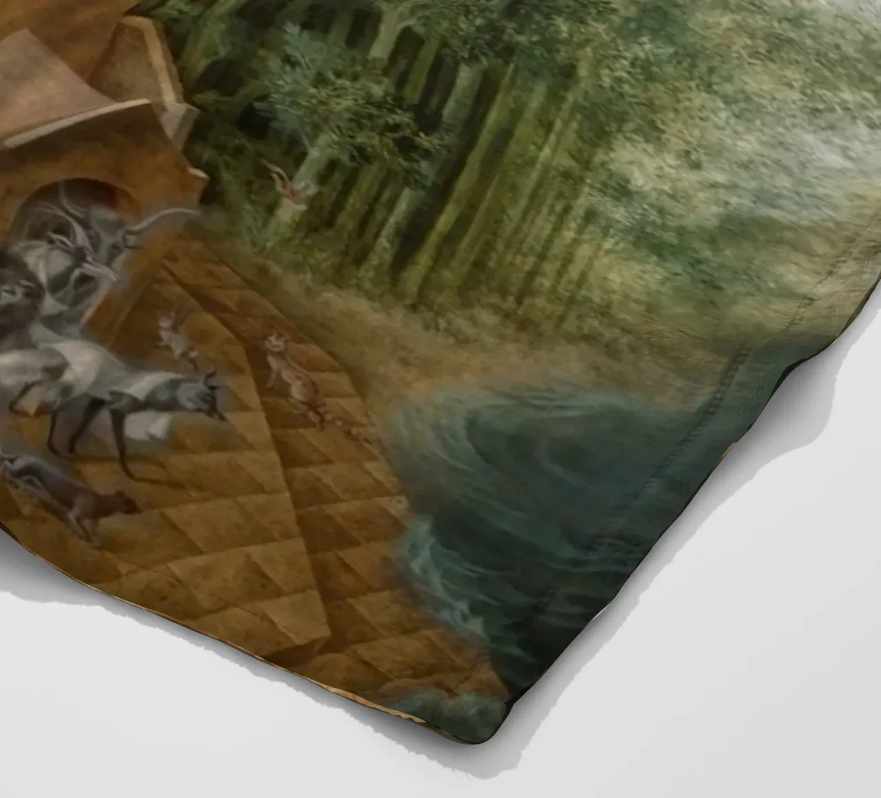 Remedios Varo Microcosmo (o determinismo) coperta in pile da Kunze Gallery