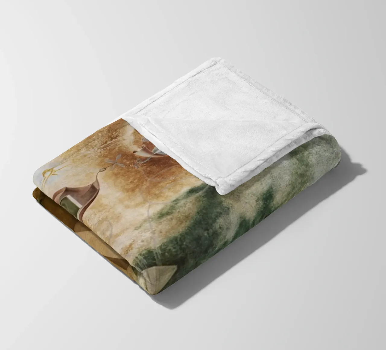 Remedios Varo Microcosmo (o determinismo) coperta in pile da Kunze Gallery