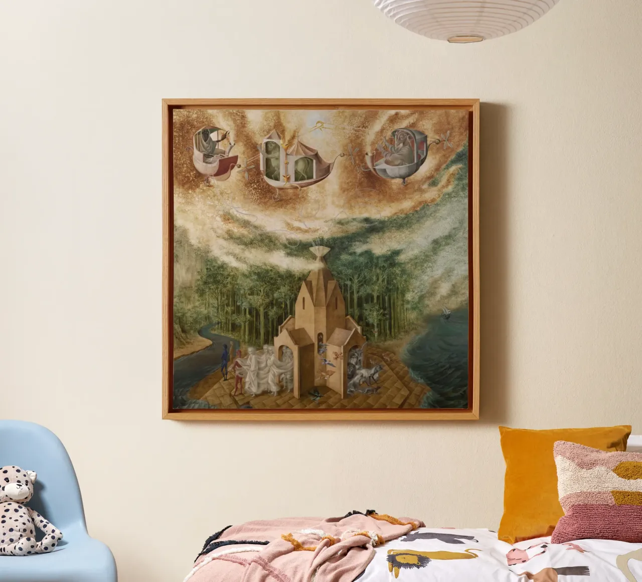 Remedios Varo Mikrokosmos (oder Determinismus) Leinwand von Kunze Gallery