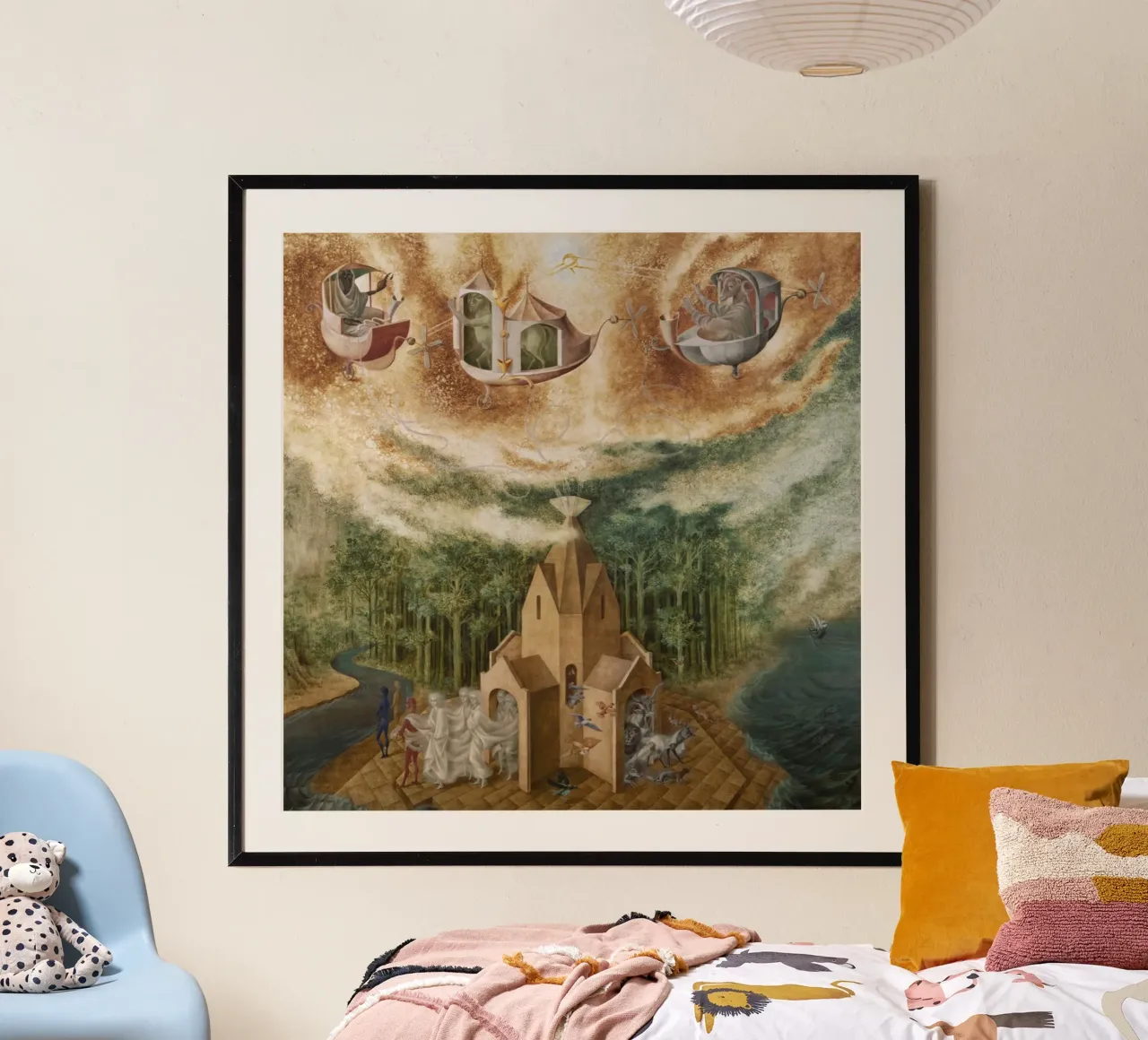 Remedios Varo Microcosmo (o determinismo) carta hahnemühle da Kunze Gallery