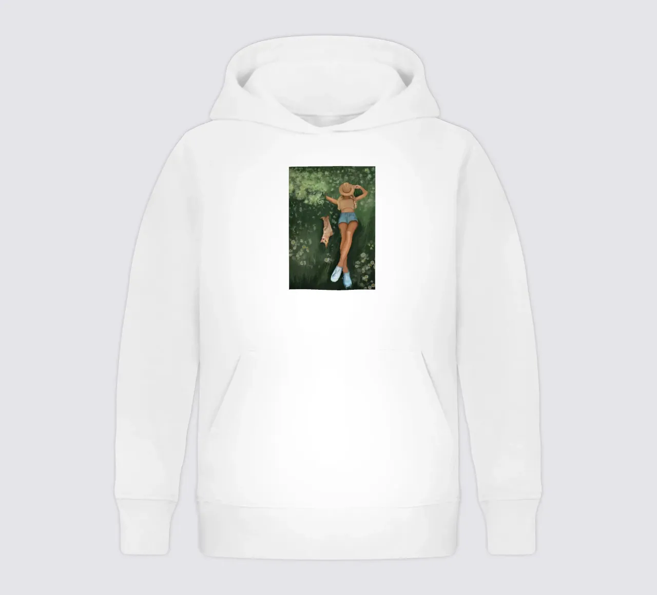 Paws and Petals kids hoodie by Verse