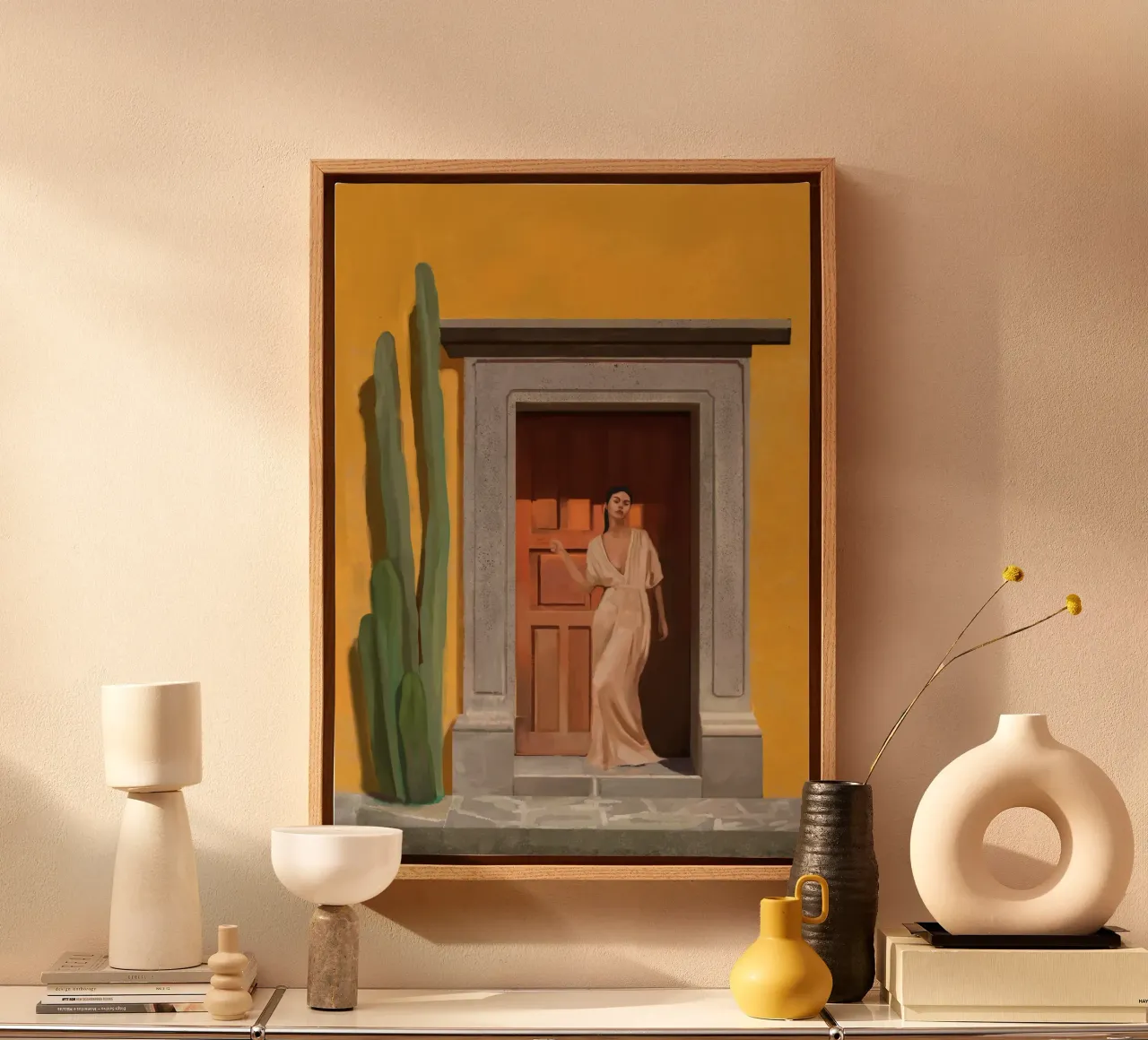Porta canvas with Floater frame by Verse