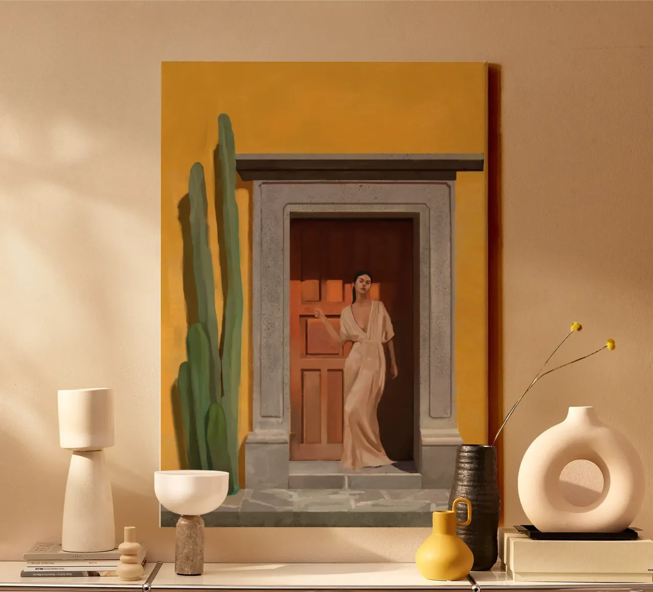 Porta canvas with Floater frame by Verse