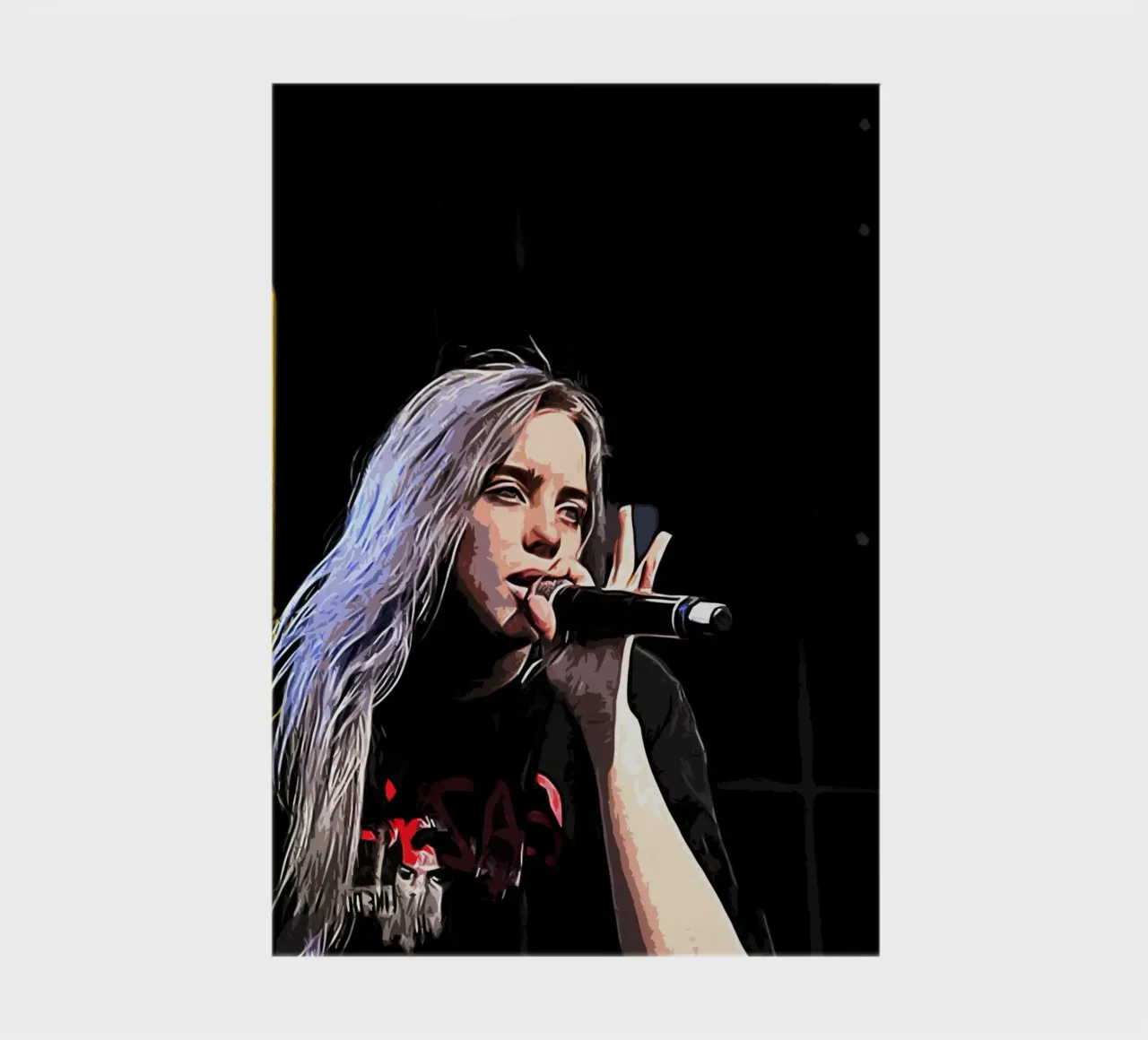 Billie Elish 11 Art notebook by music soul