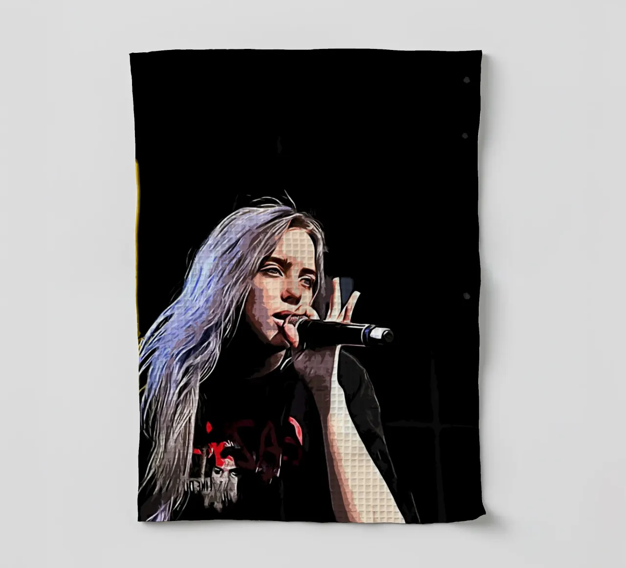 Billie Elish 11 Art torchon de music soul