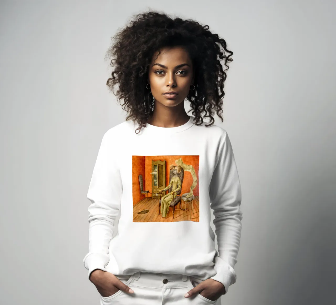Remedios Varo Mimesis felpa da Kunze Gallery