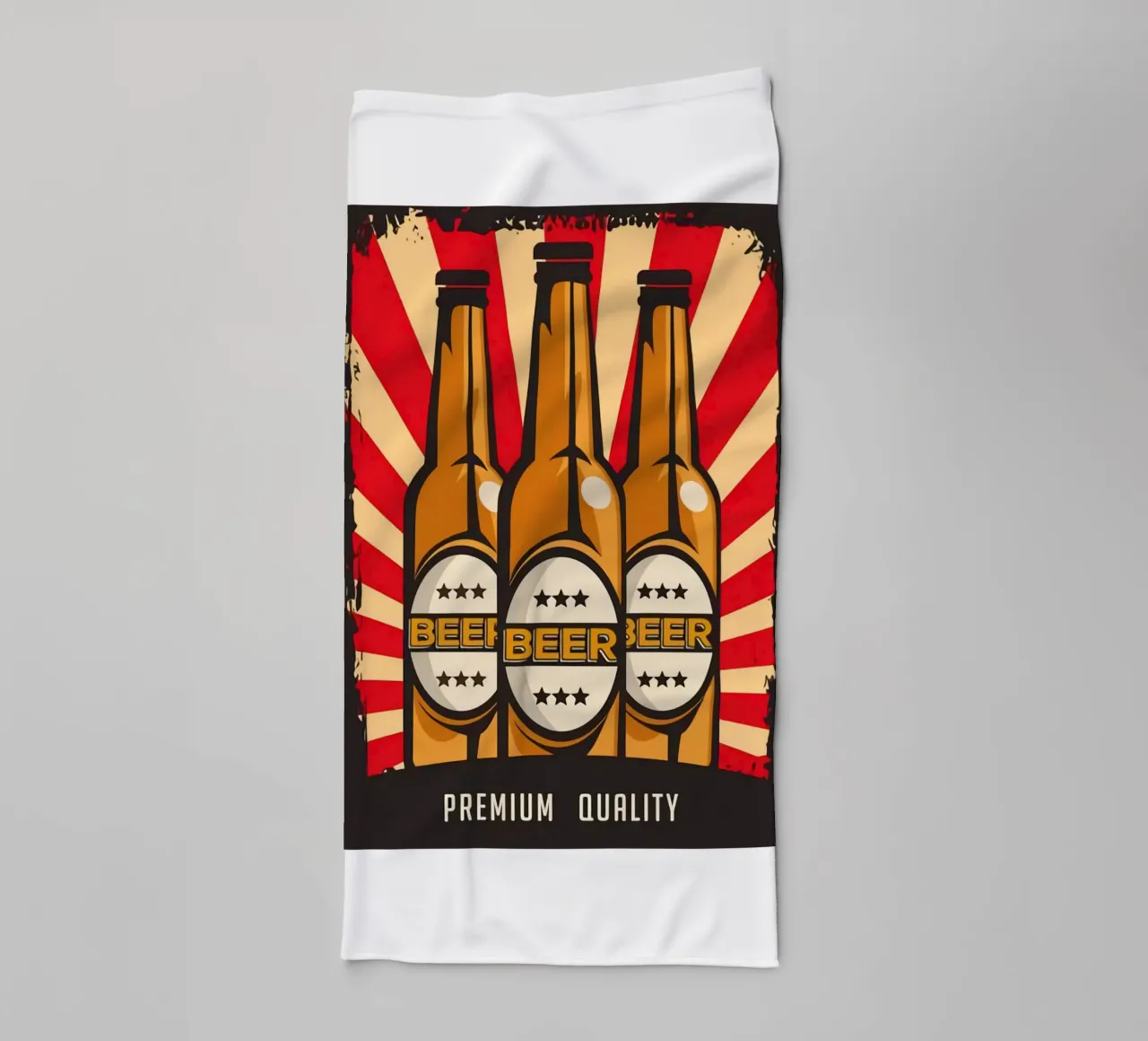 Oeuvre d'art de qualité supérieure pour la bière serviette de bain de Jodie Art