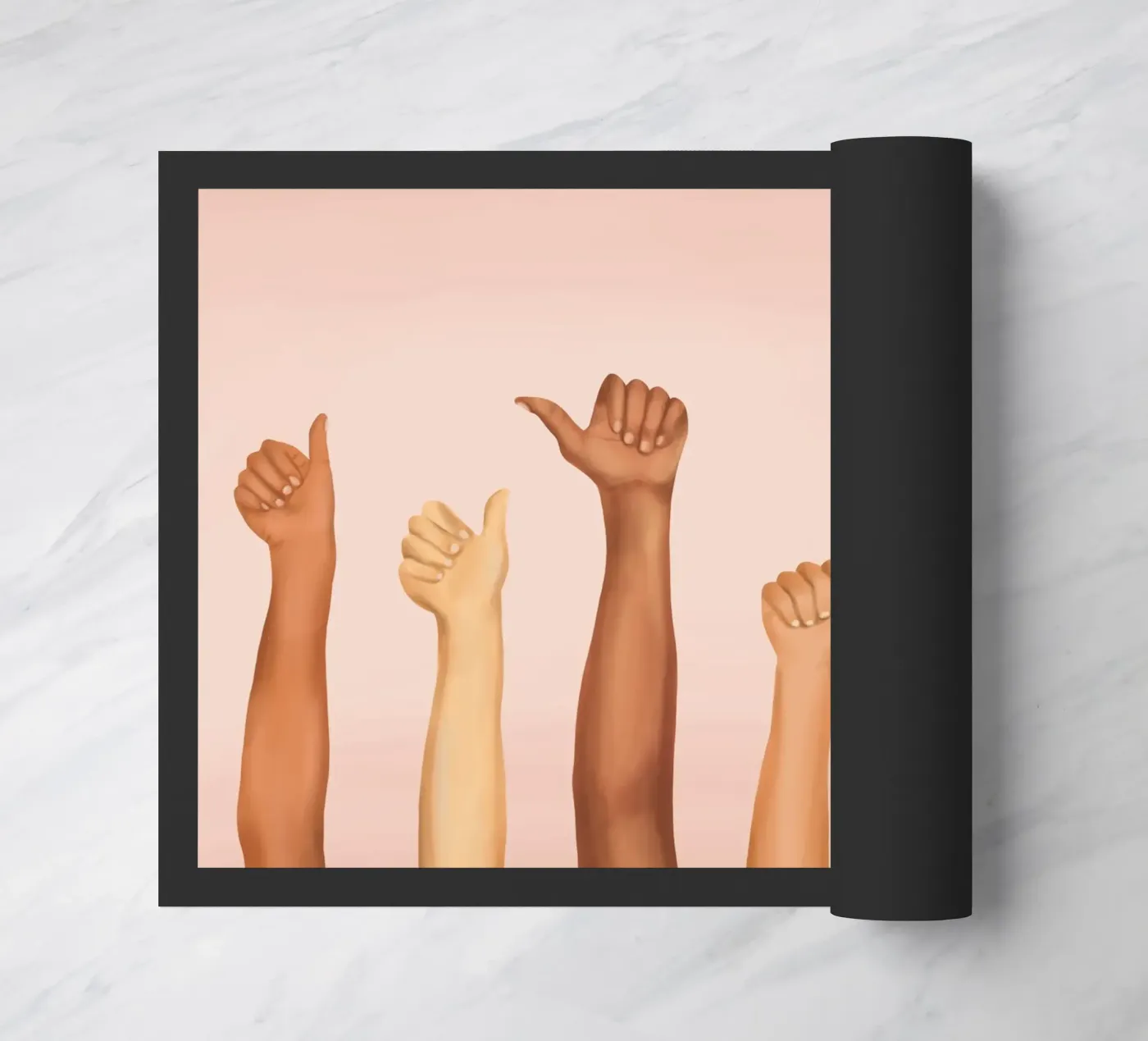 Thumbs Up! deurmat van Nadjaa