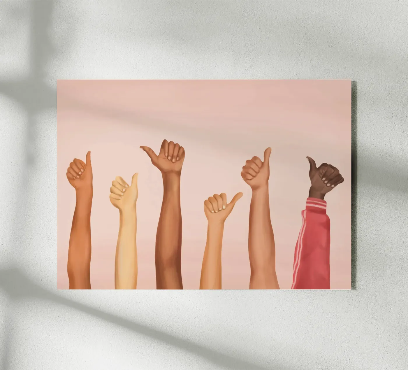 Thumbs Up! plexiglas de Nadjaa