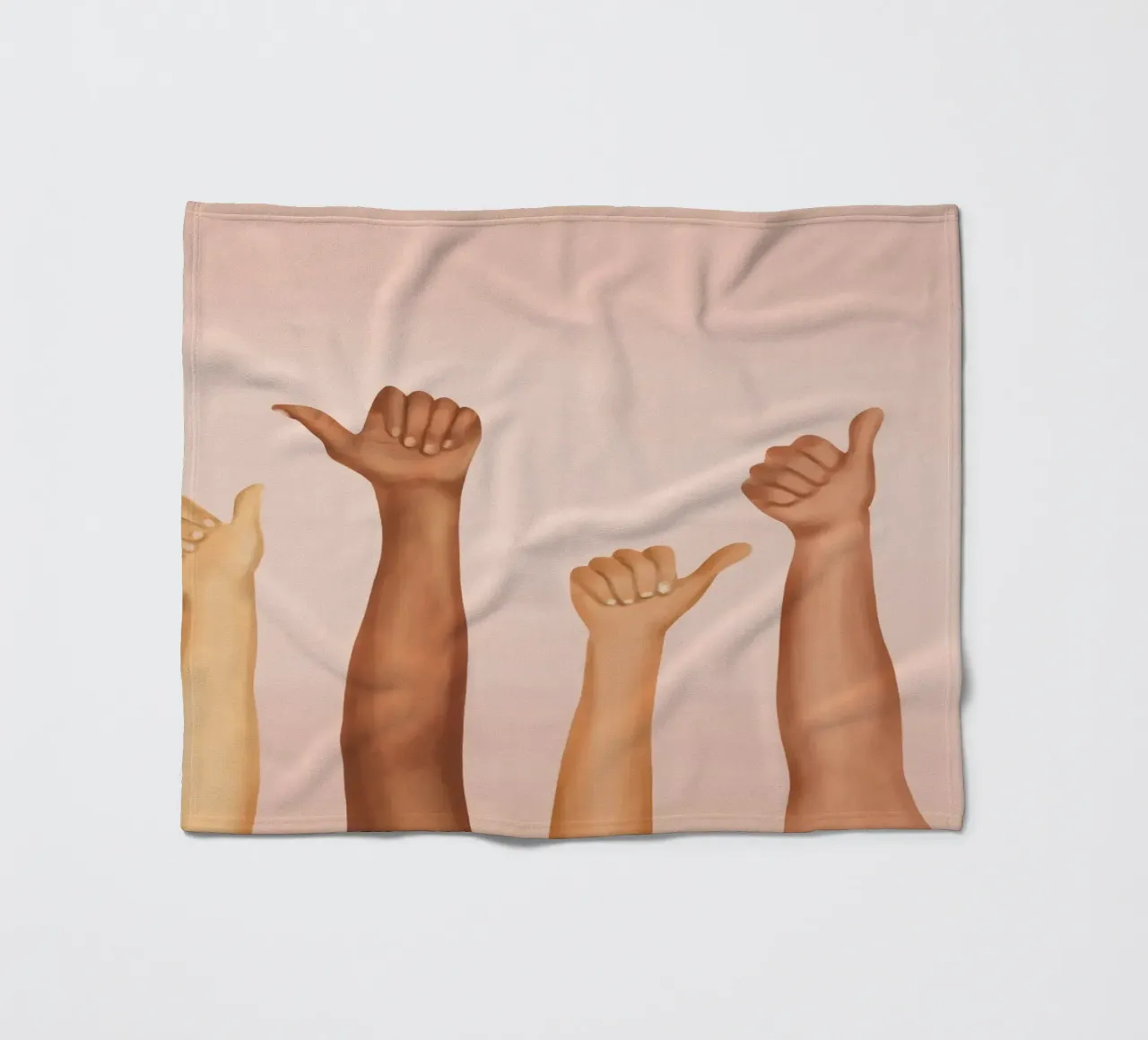 Thumbs Up! coperta in pile da Nadjaa