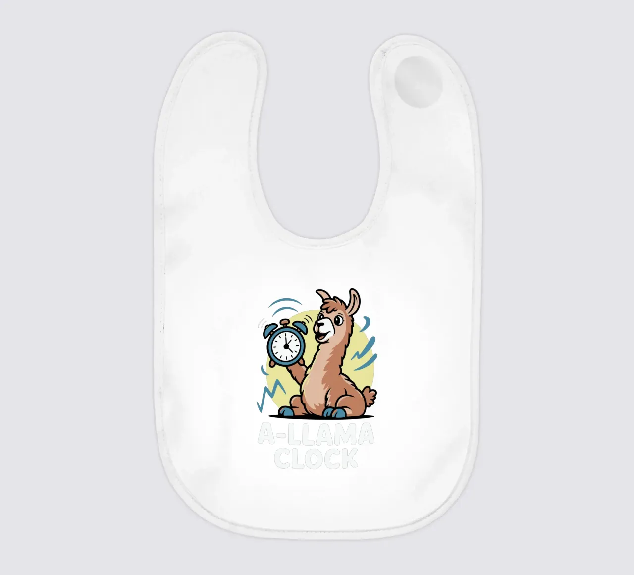 A-llama Clock bavaglino da edsonramosart