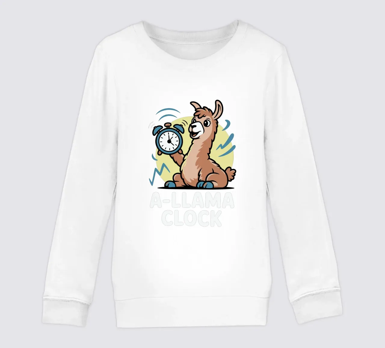 A-llama Clock felpa bambino da edsonramosart
