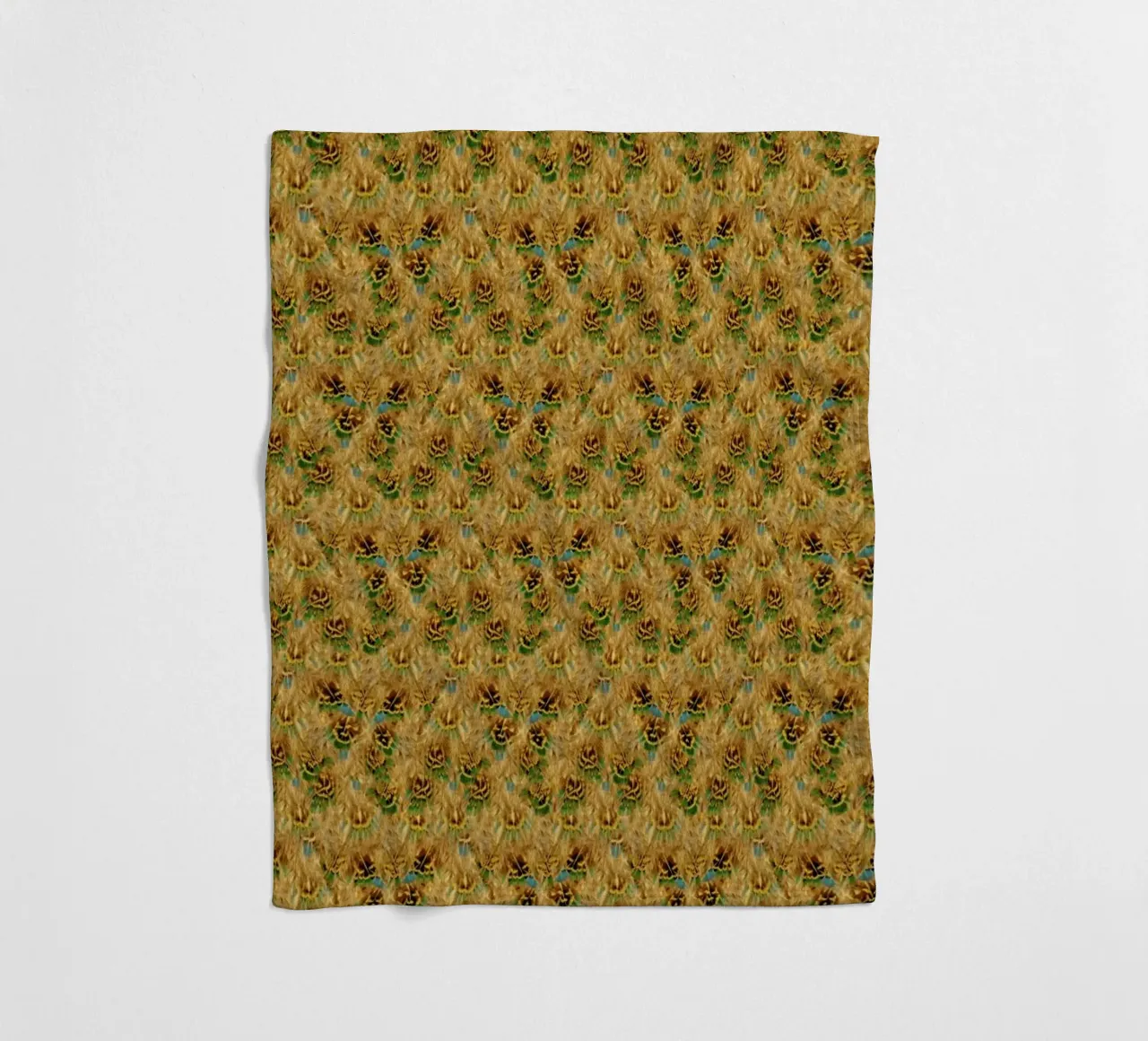 Fluffy Feathers coperta in pile da Curious Collections by Marielle Leenders
