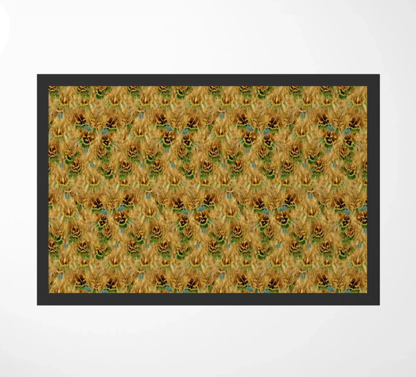 Fluffy Feathers deurmat van Curious Collections by Marielle Leenders