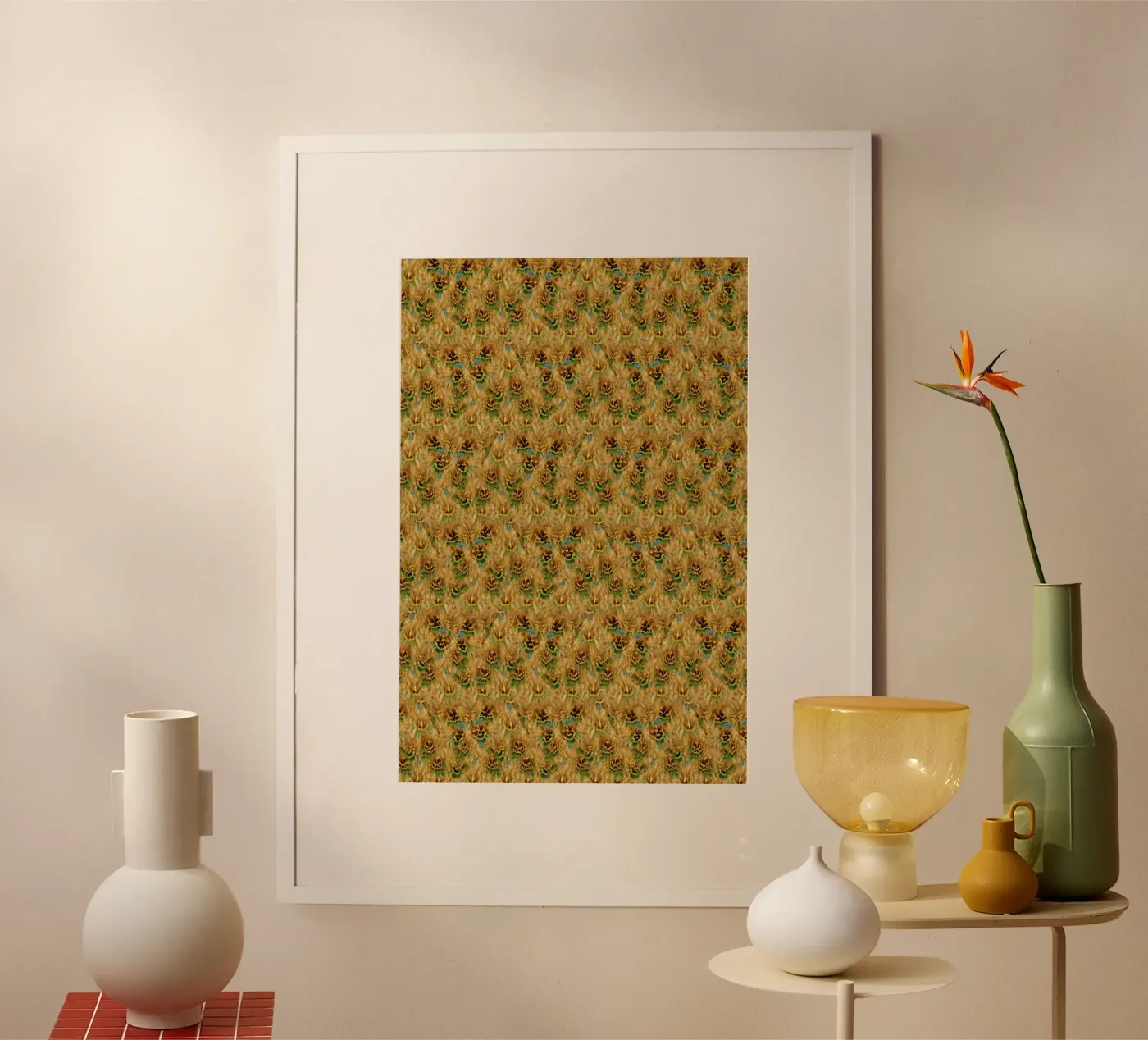 Fluffy Feathers poster da Curious Collections by Marielle Leenders
