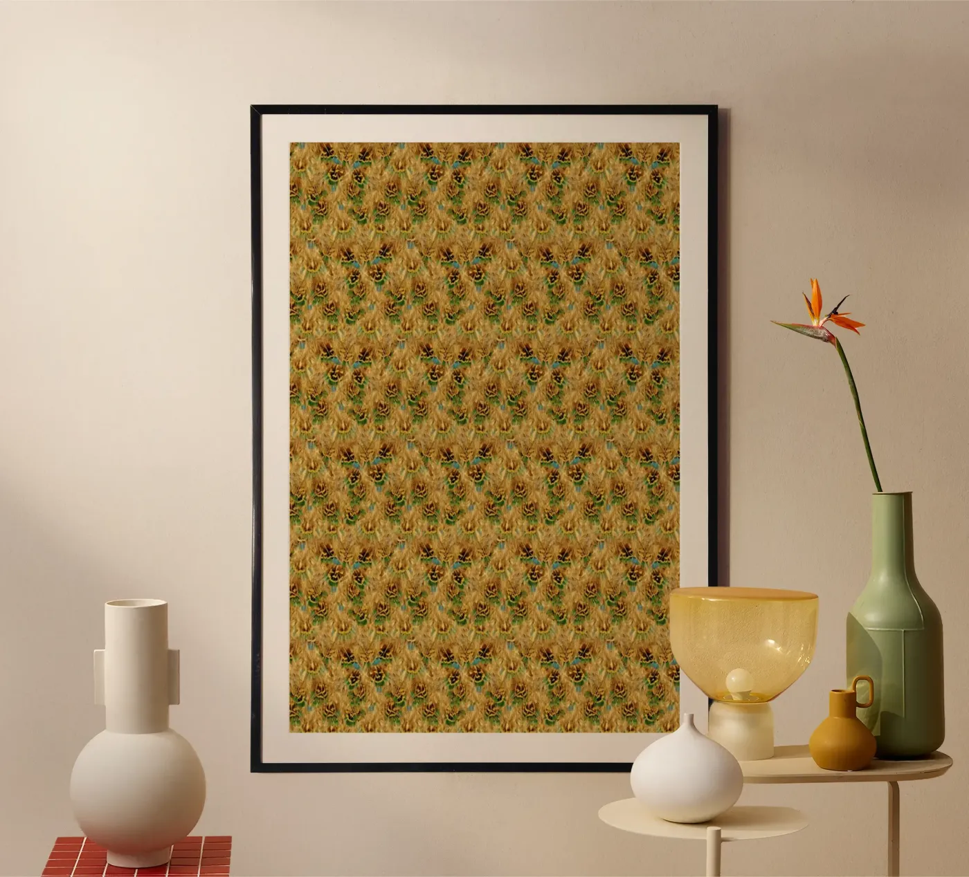 Fluffy Feathers poster da Curious Collections by Marielle Leenders