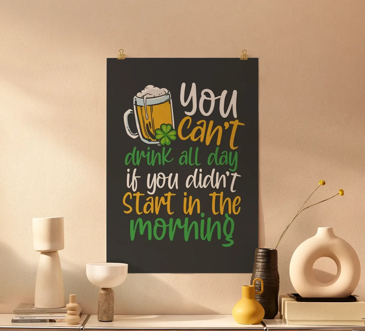 Citazioni sulla birra Stampa d'arte poster da Jodie Art