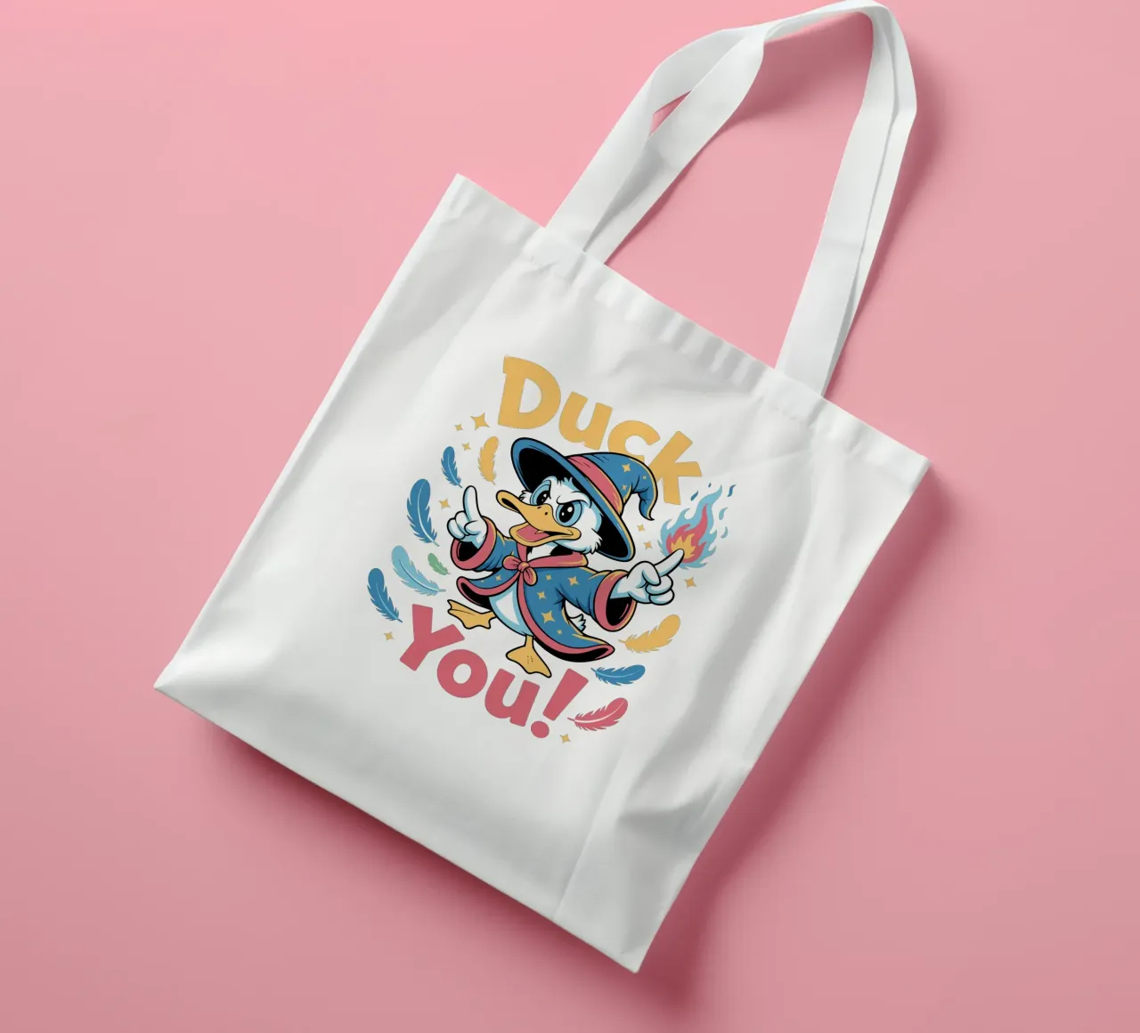 Duck You Jutebeutel von edsonramosart