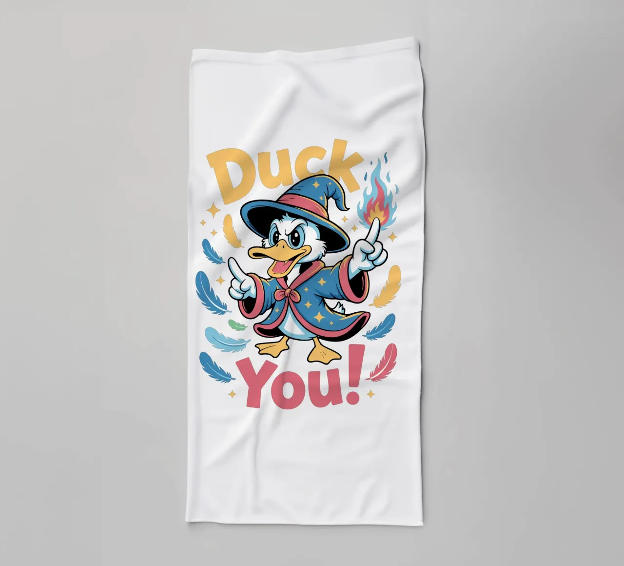 Duck You asciugamano da bagno da edsonramosart