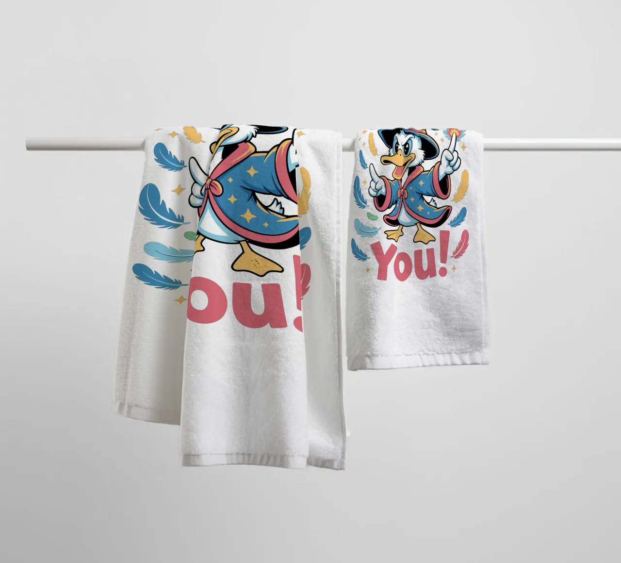 Duck You asciugamano da bagno da edsonramosart