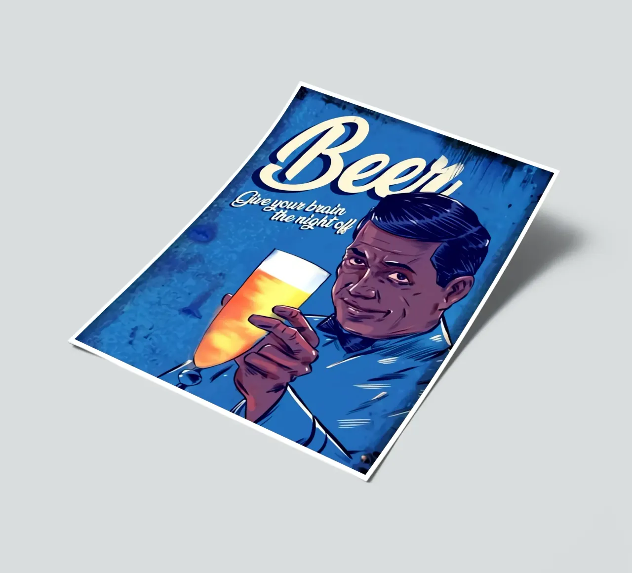 Citations de la meilleure soirée avec une bière planche autocollant de Jodie Art