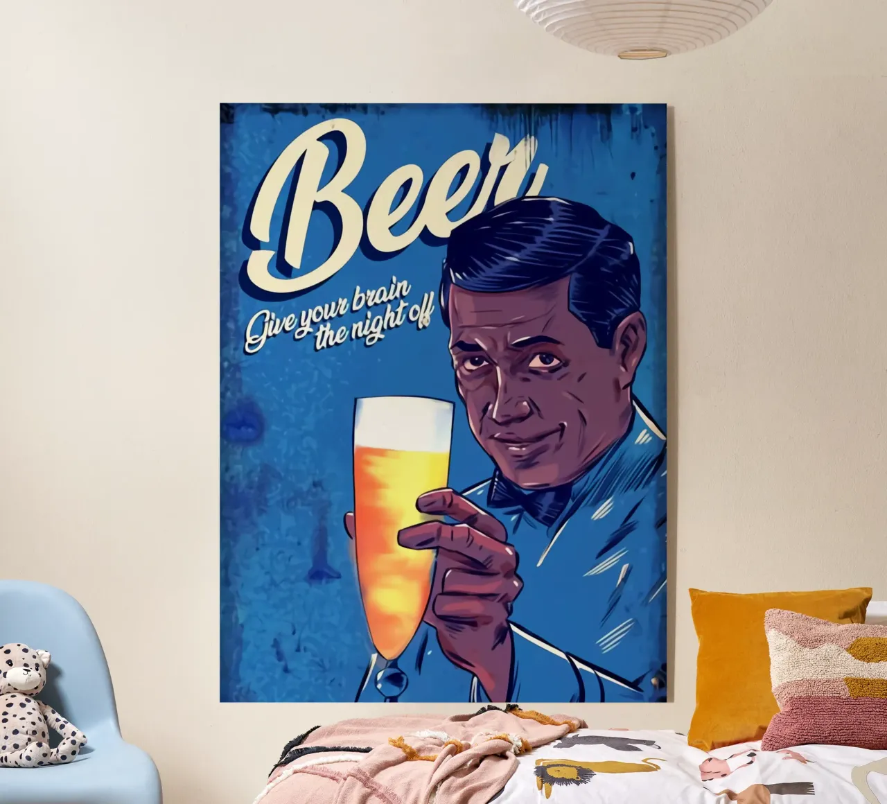 La migliore serata con una birra plexiglass da Jodie Art