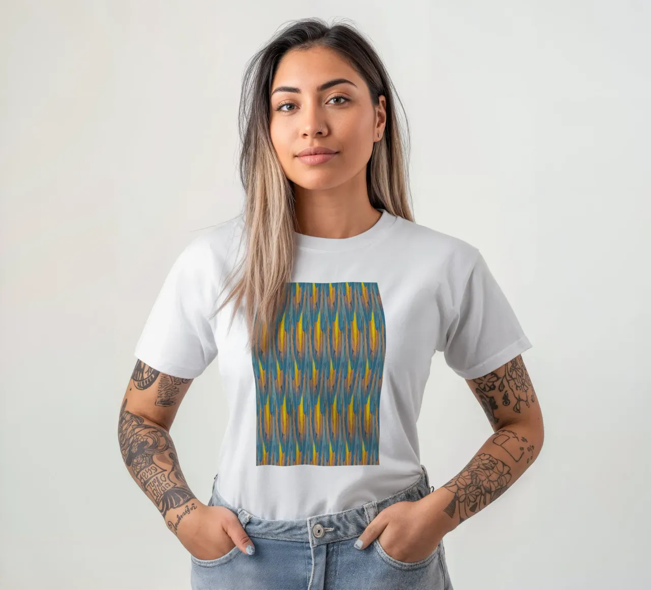 Feathers t-shirt da Curious Collections by Marielle Leenders