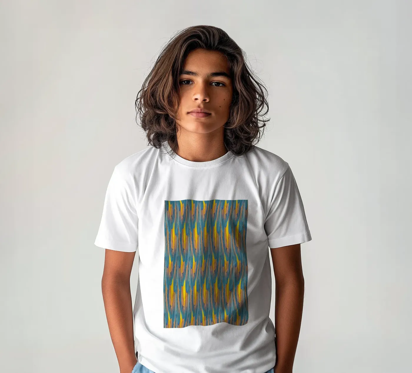Feathers t-shirt bambini da Curious Collections by Marielle Leenders