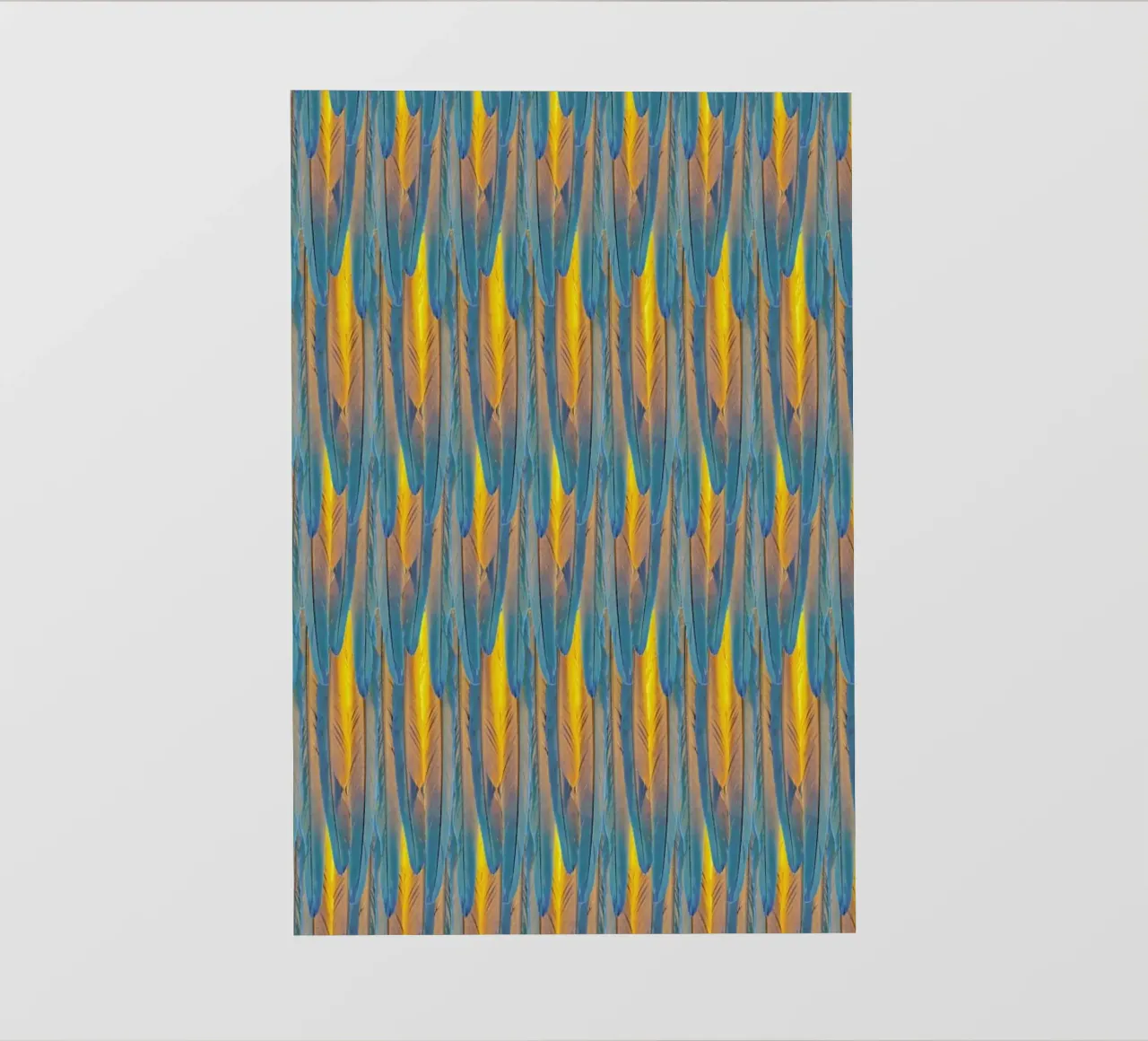 Feathers telo in pvc da Curious Collections by Marielle Leenders