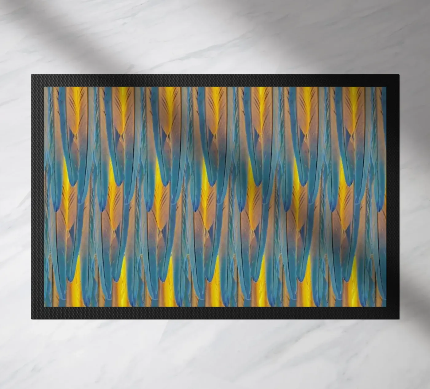 Feathers deurmat van Curious Collections by Marielle Leenders