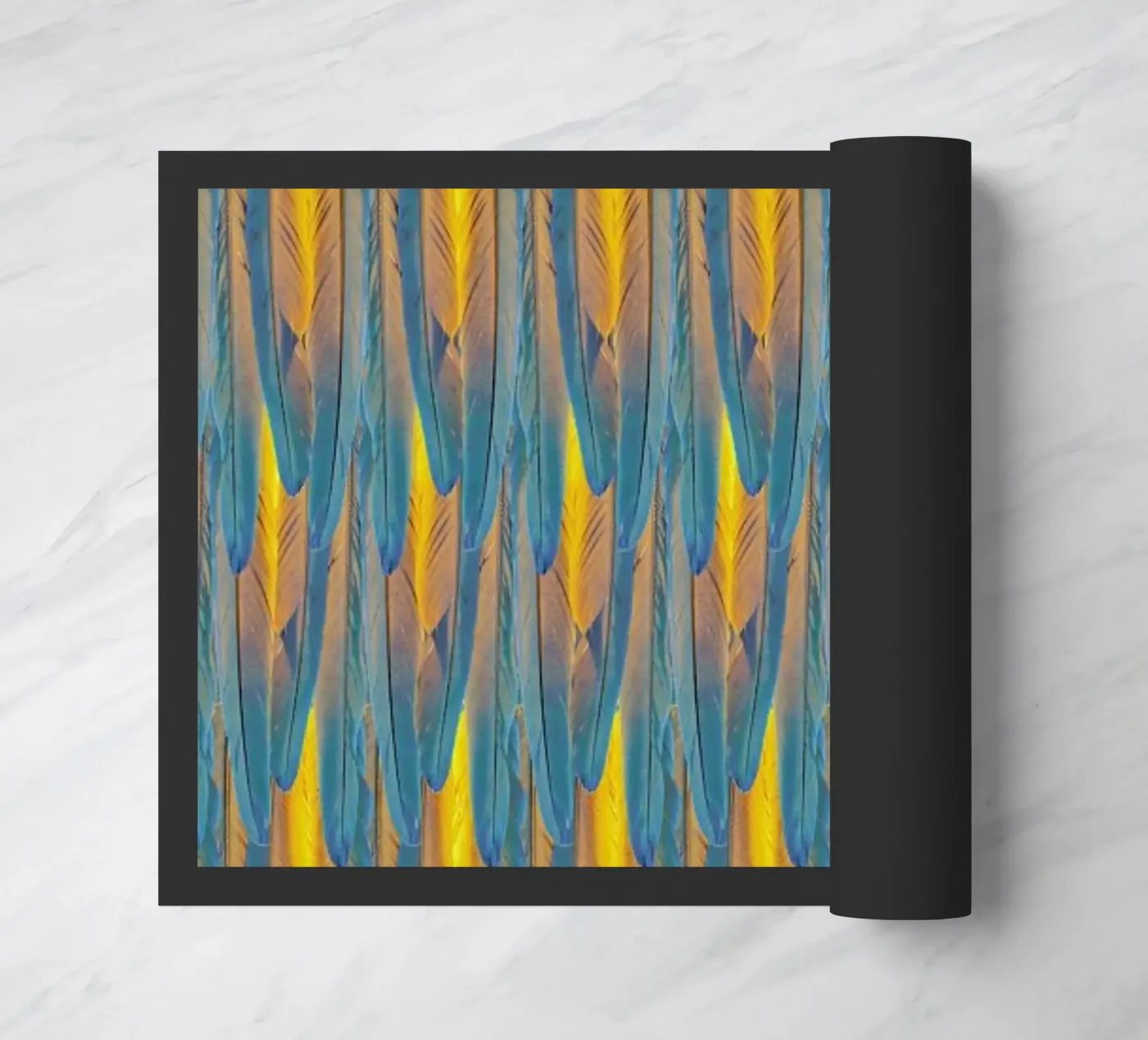 Feathers deurmat van Curious Collections by Marielle Leenders