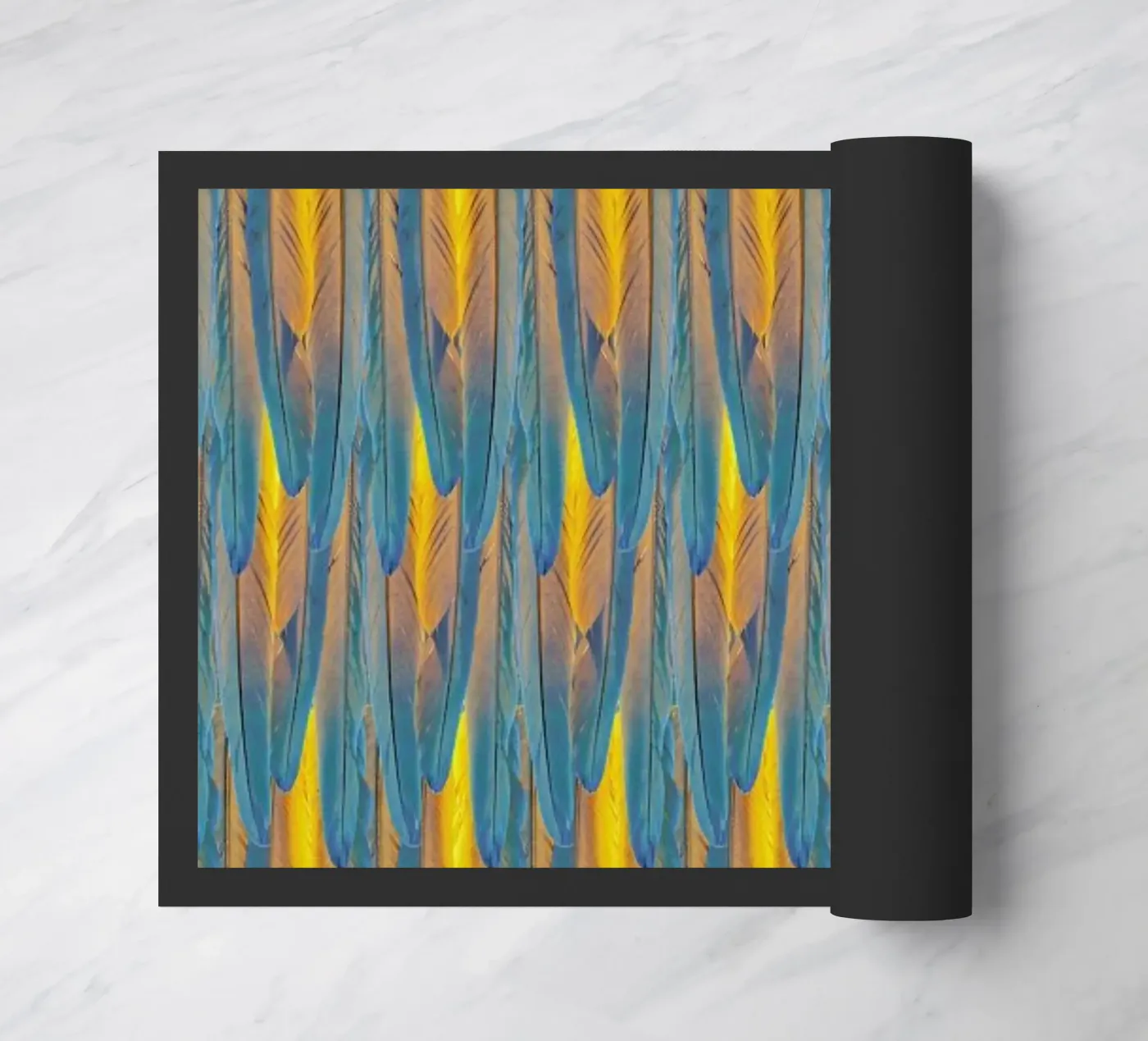 Feathers deurmat van Curious Collections by Marielle Leenders