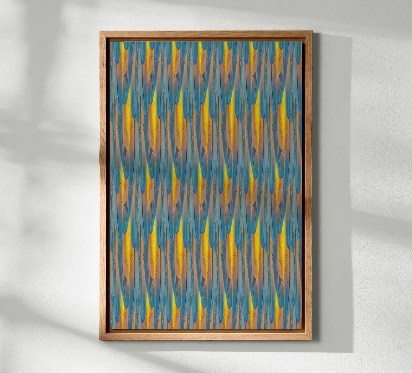 Feathers forex plate by Curious Collections by Marielle Leenders