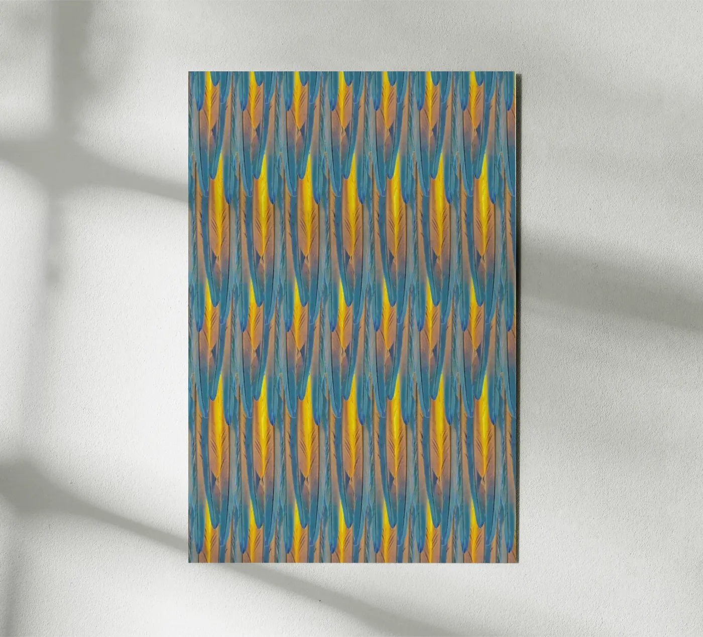 Feathers forex plate by Curious Collections by Marielle Leenders