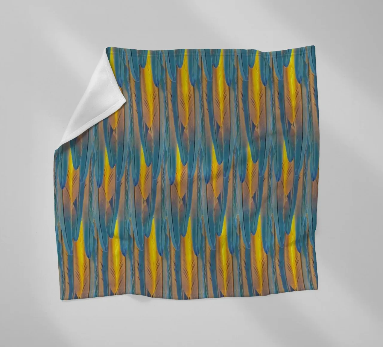 Feathers coperta in pile da Curious Collections by Marielle Leenders