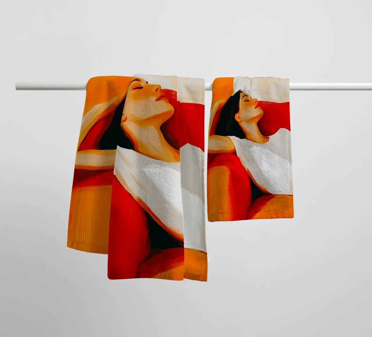 Relaxing towel by Justyna Jaszke JBJart